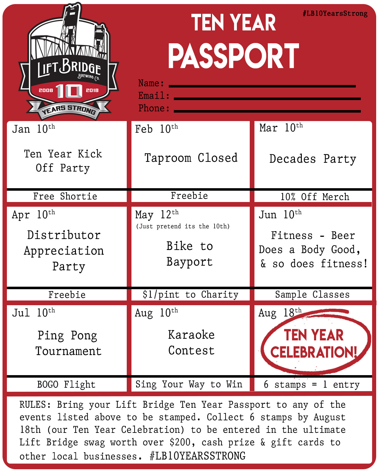 Ten Year Celebration