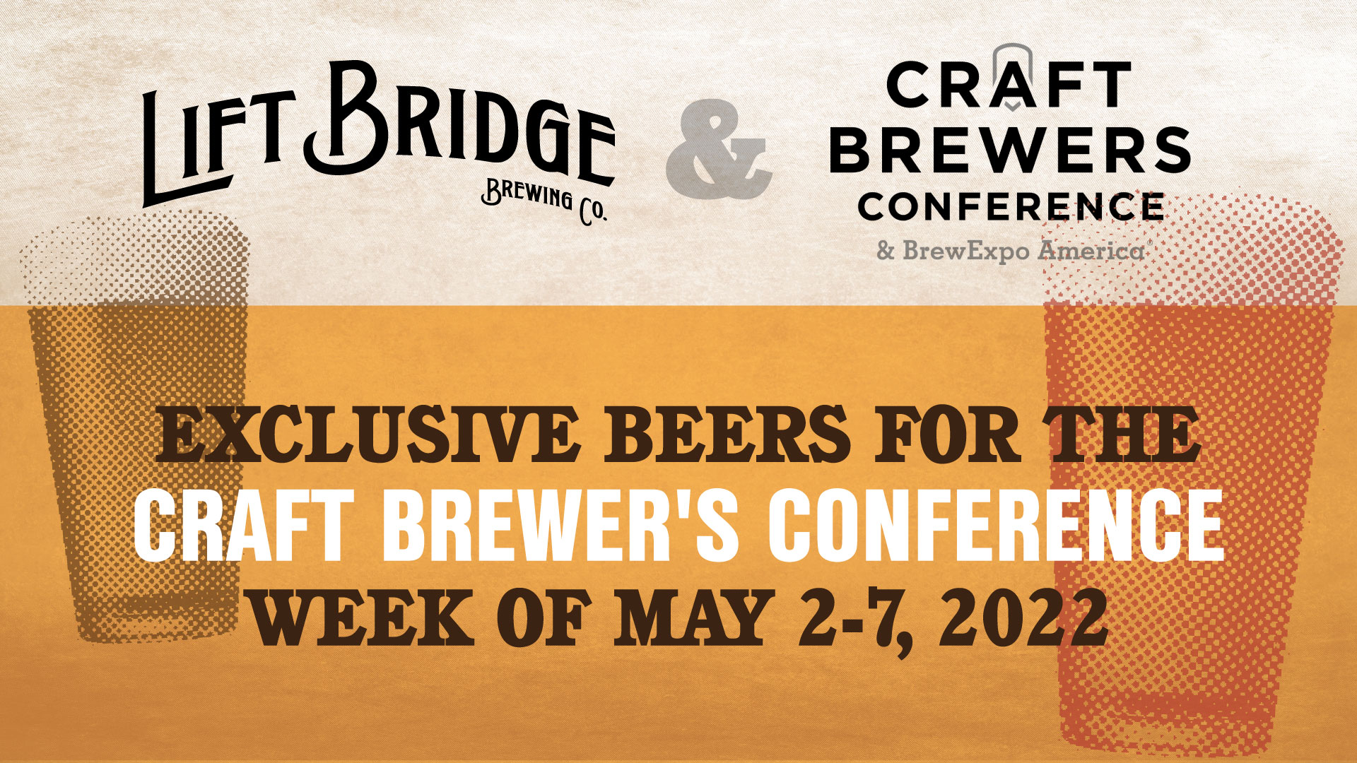 EXCLUSIVE BEERS FOR THE CRAFT BREWER’S CONFERENCE WEEK, MAY 2-7